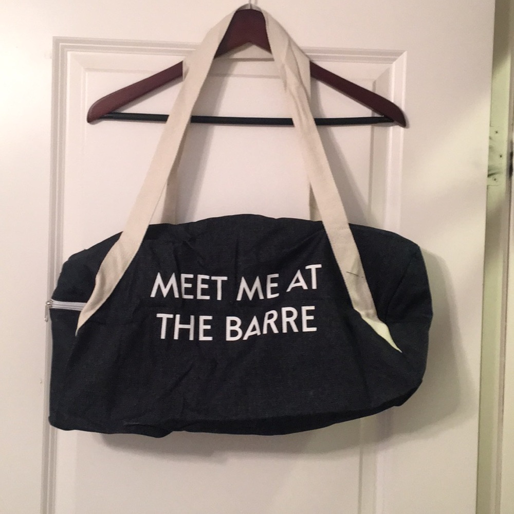 Jean duffel gym bag
